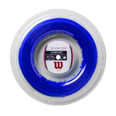 Wilson Tennis String Sensation Blue 1.30 (Arm Protection+Control) blue 200m Roll